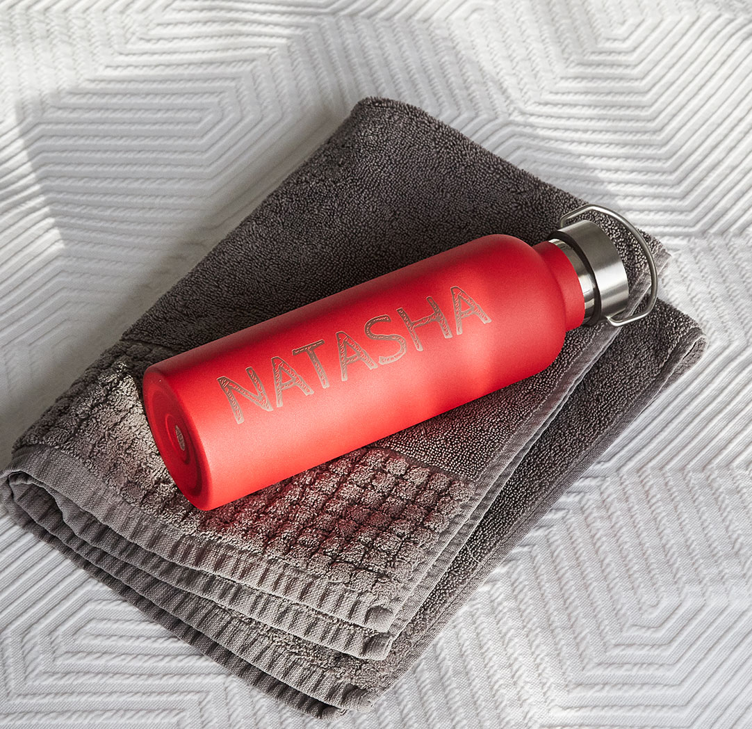 750ml Red Personalized Bottle