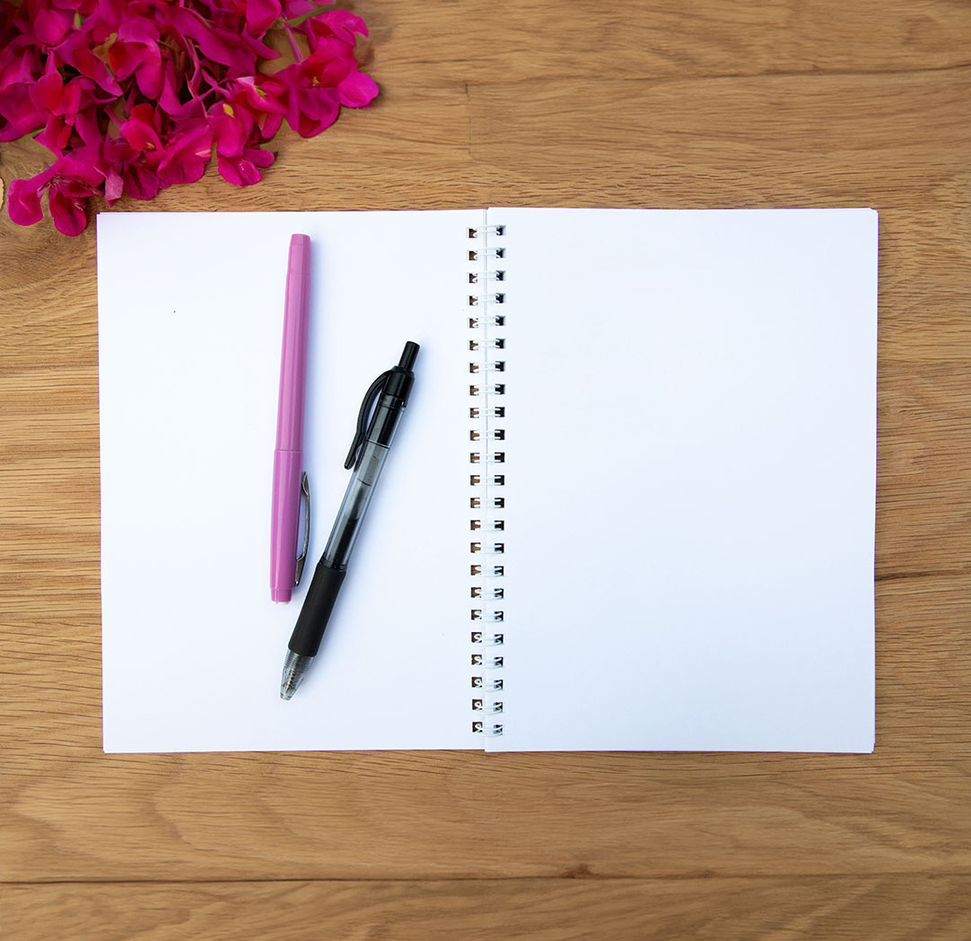 Cahier de notes de 8 x 5,75 po