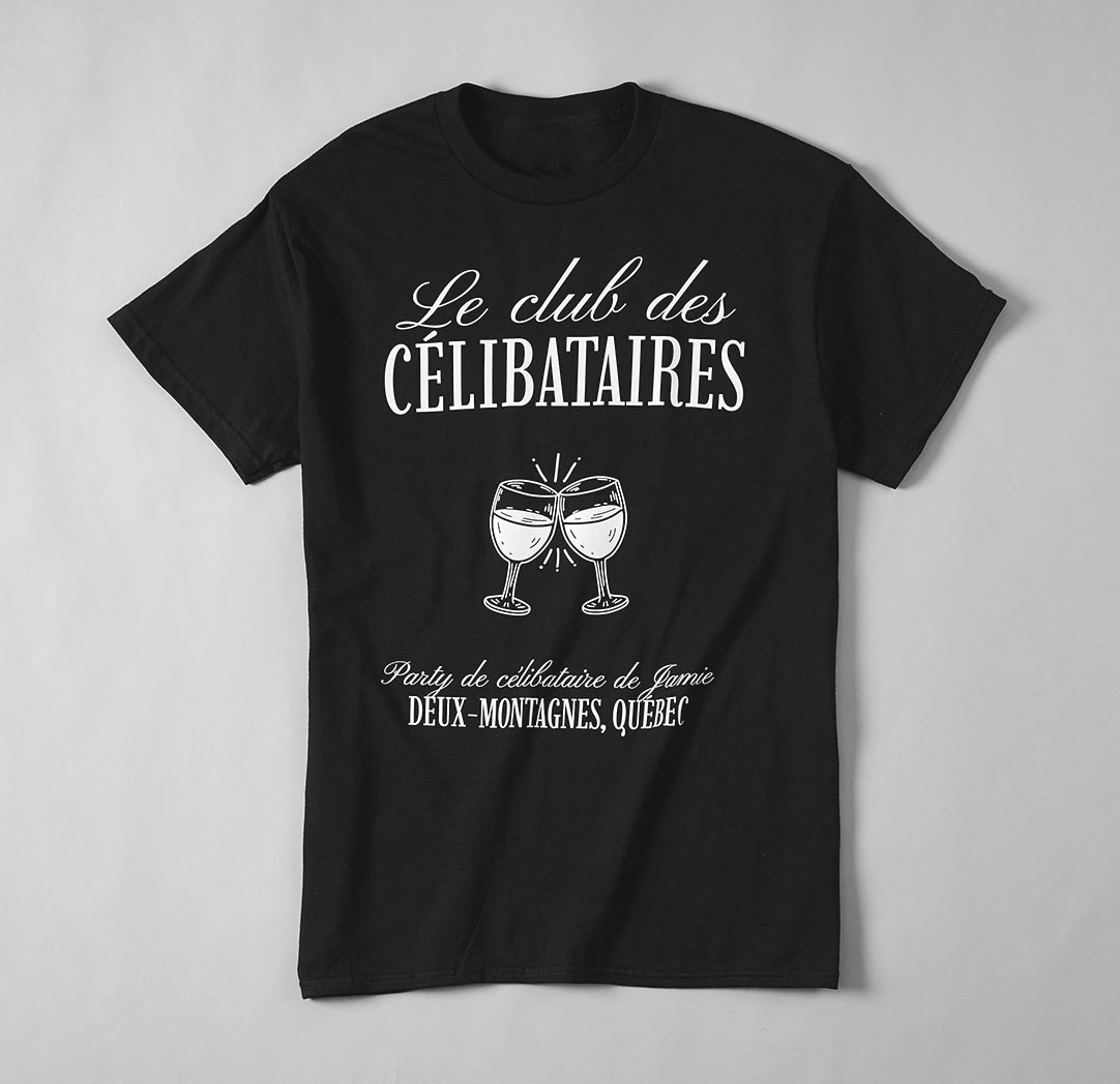 T-shirt noir (moyen)