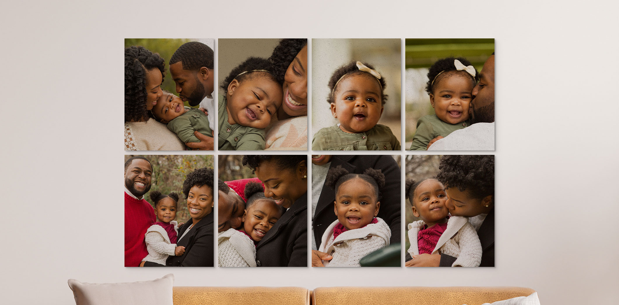 16x20 Premium Canvas - Set of 8