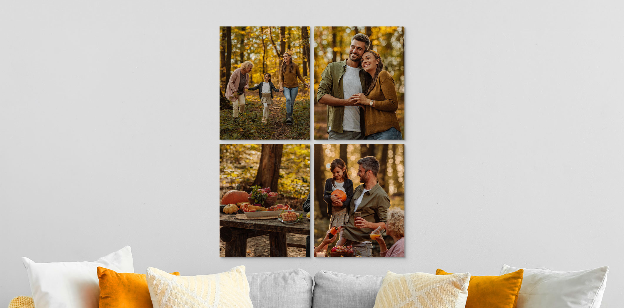 16x20 Premium Canvas - Set of 4