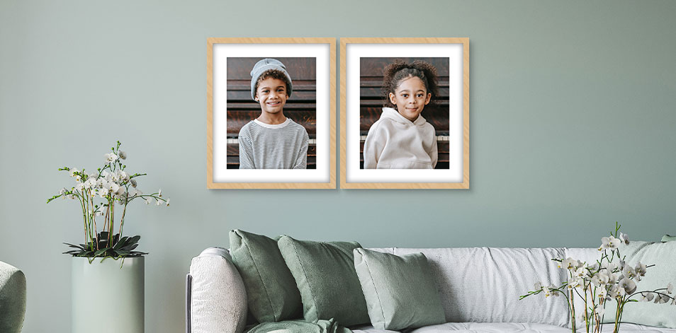 16 x 20 po en bois - Ensemble de 2