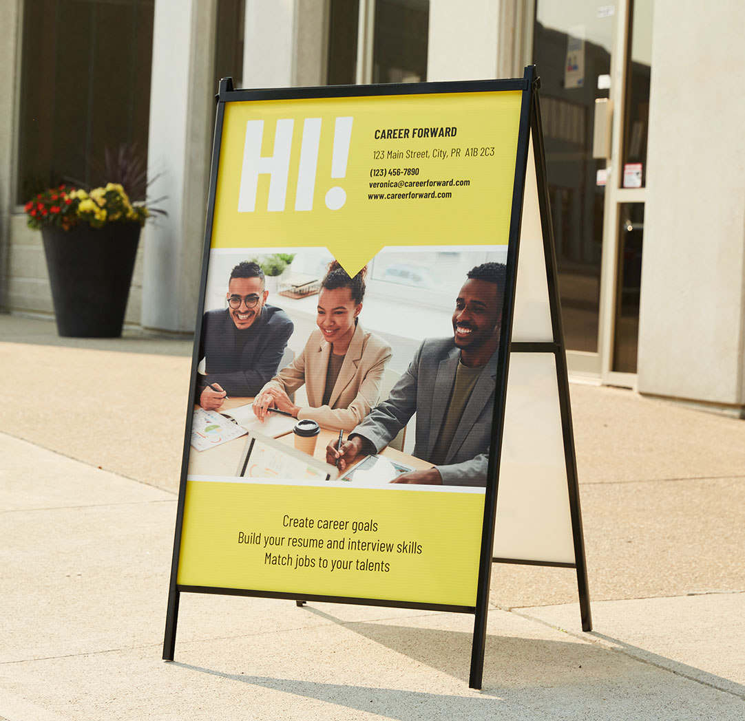 A-Frame Signs - Walmart Photo Centre