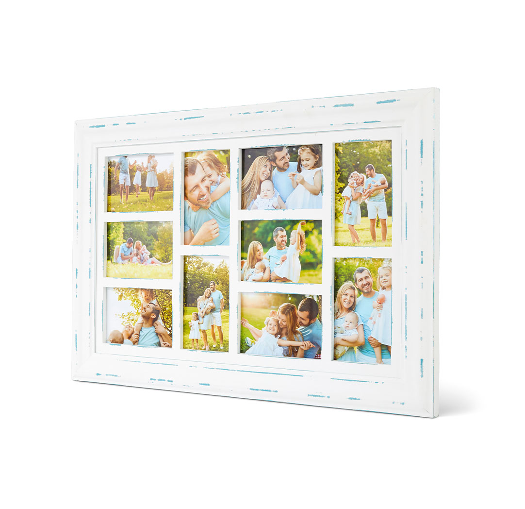 4x6 White Distressed Frame (10)