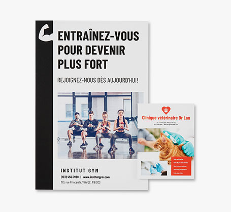 Affiches sur panneau à âme de mousse
