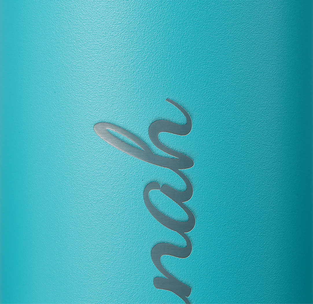 Bouteille turquoise personnalisée 750 ml