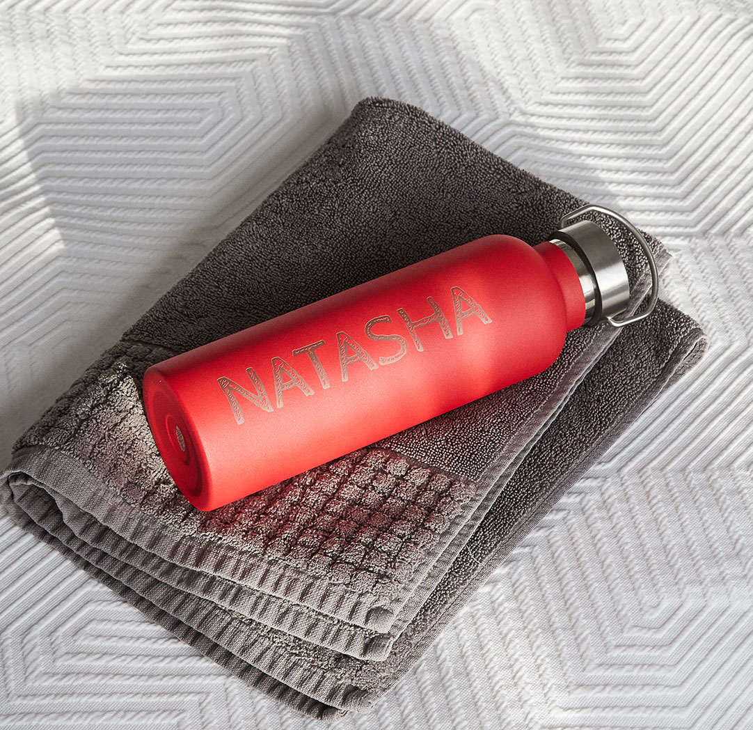 750 ml Red Personalized Bottle