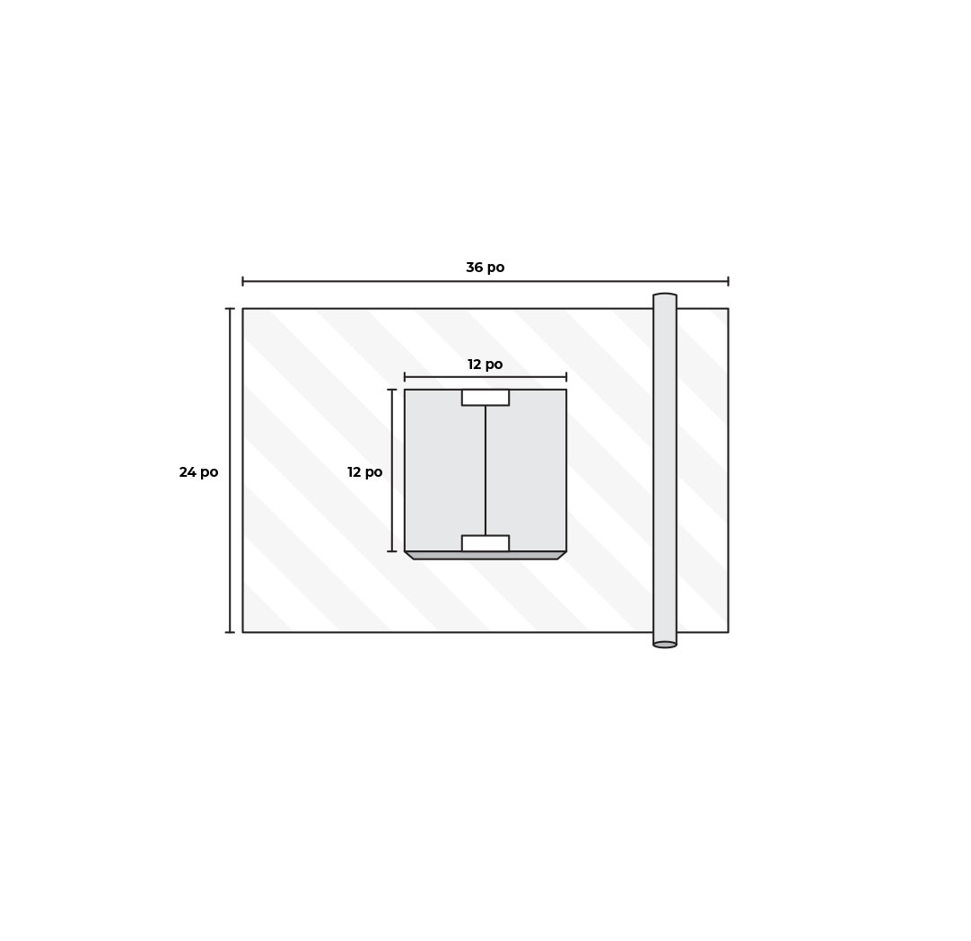 Papier d’emballage personnalisé 24 x 36 po