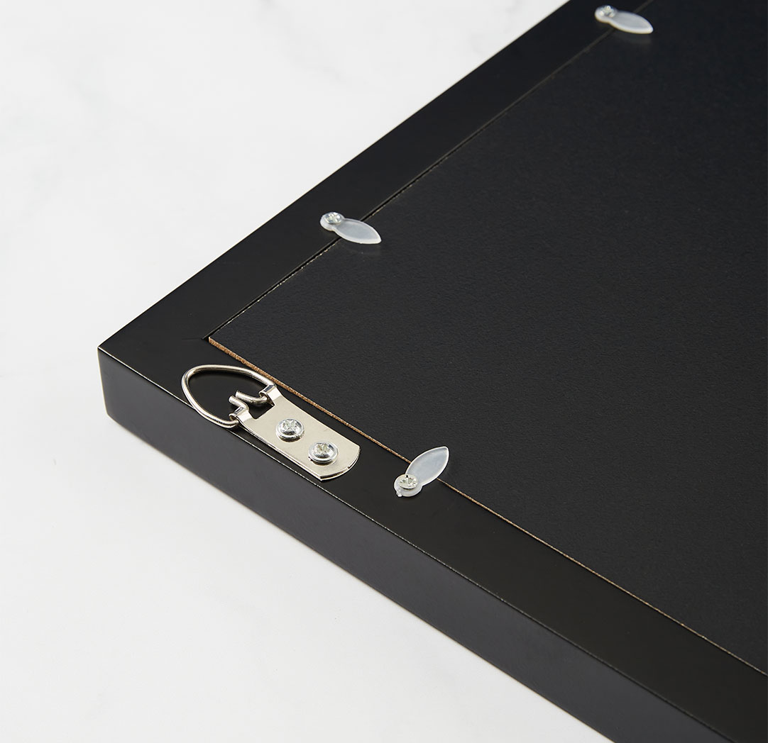 12 x 12 po noir - Ensemble de 9