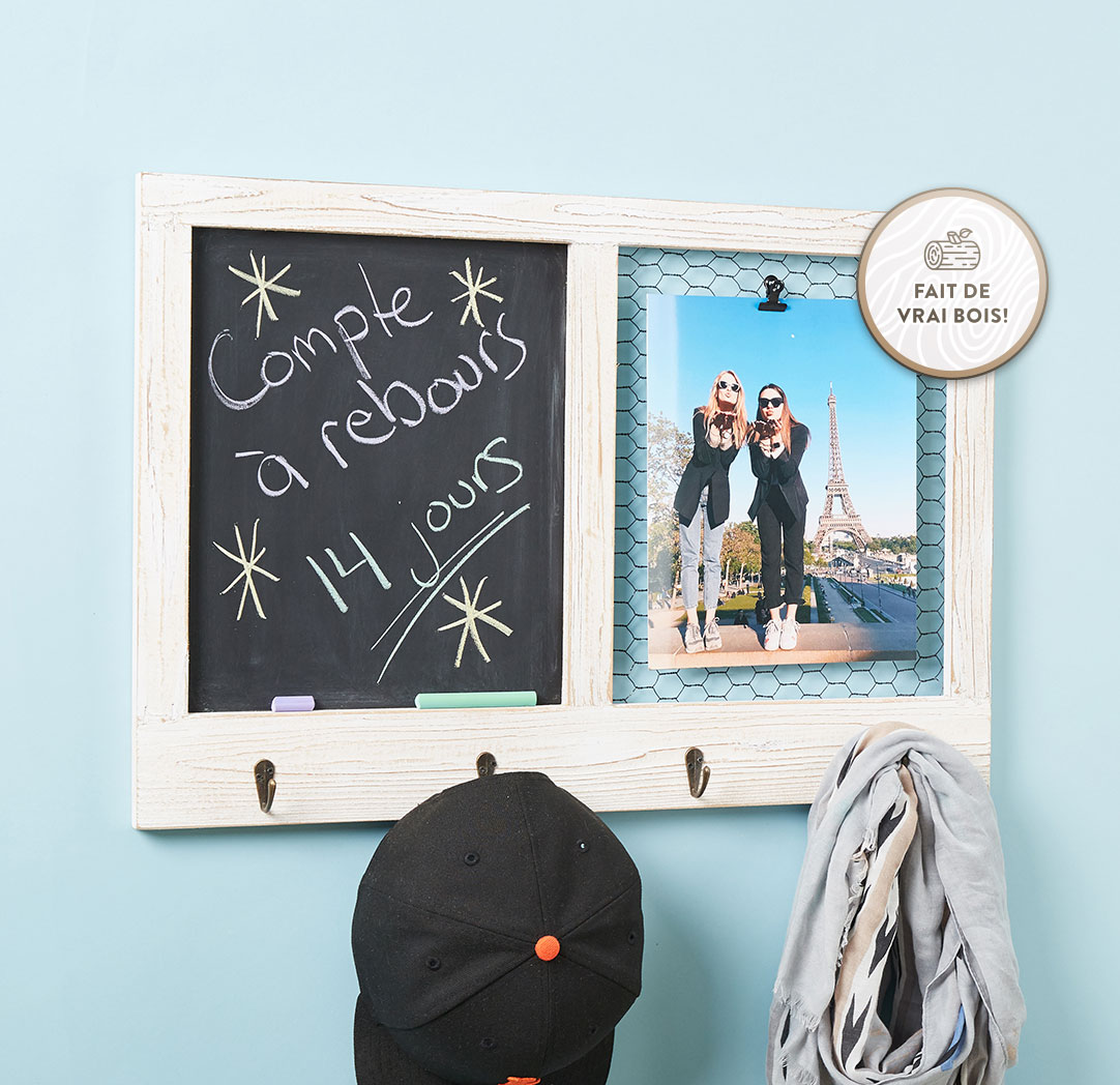 Crochets avec ardoise 8 x 10