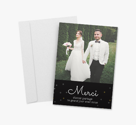 Cartes non pliées de 5 x 7 po