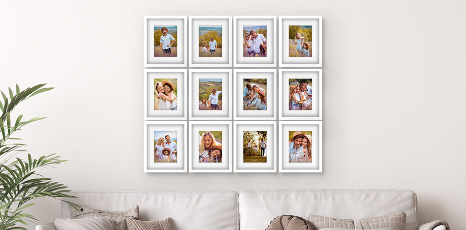 8x10 White - Set of 12