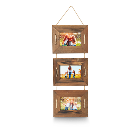 Cadre en bois rustique 4 x 6 po (3)