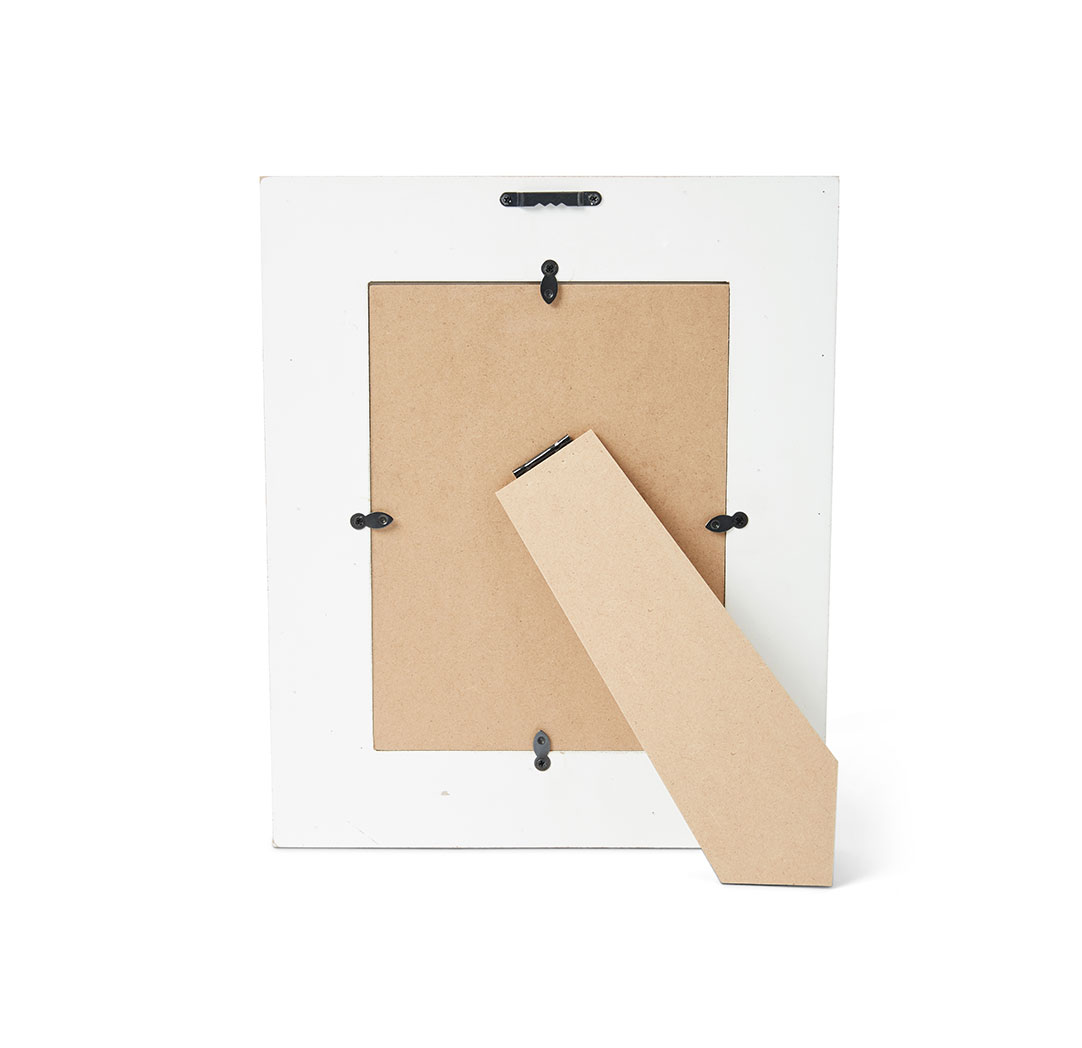 Cadre à motif de fleurs sculptées 6 x 8 po