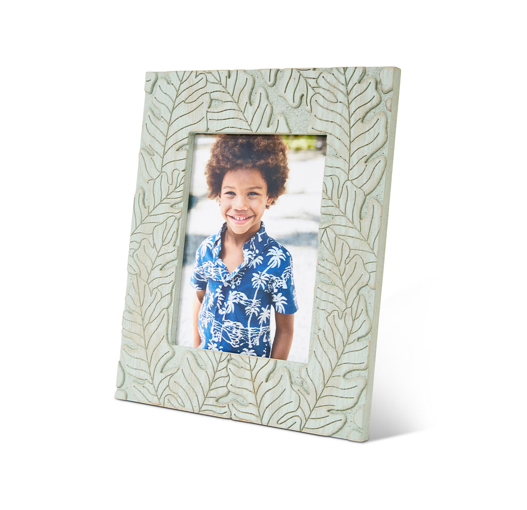 Cadre tropical sculpté 6 x 8 po