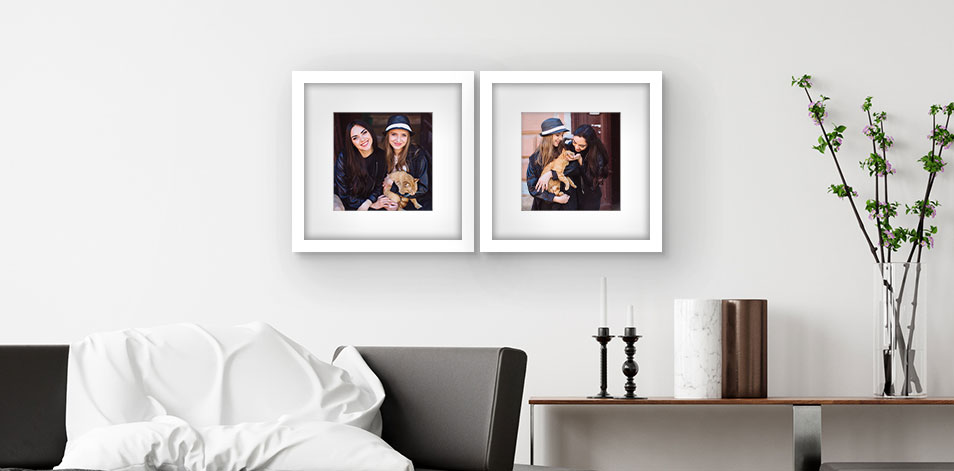 12x12 White - Set of 2