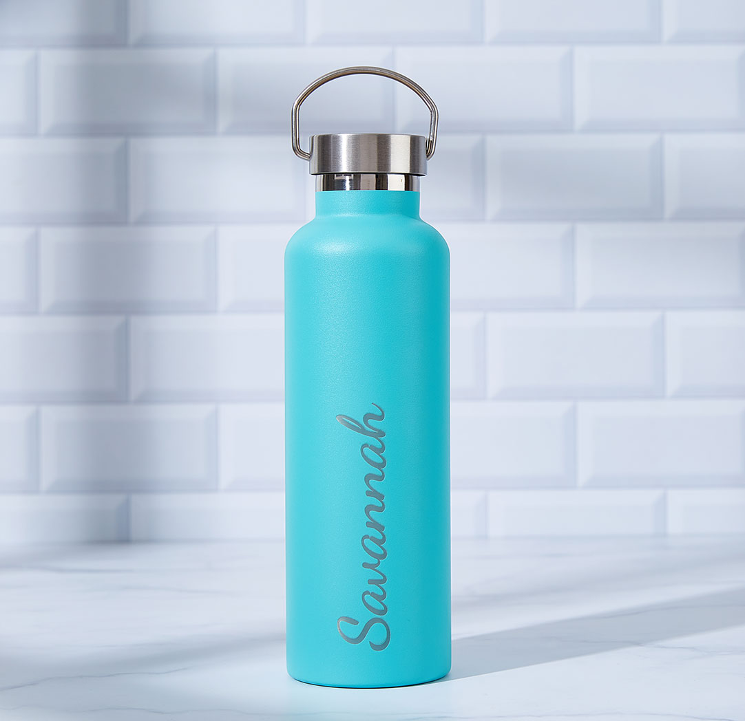750ml Teal Personalized Bottle