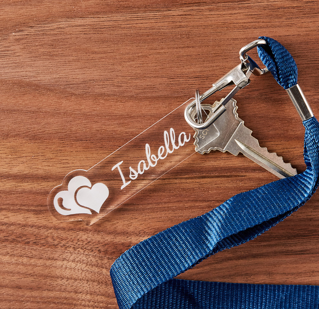 Double Heart - Clear