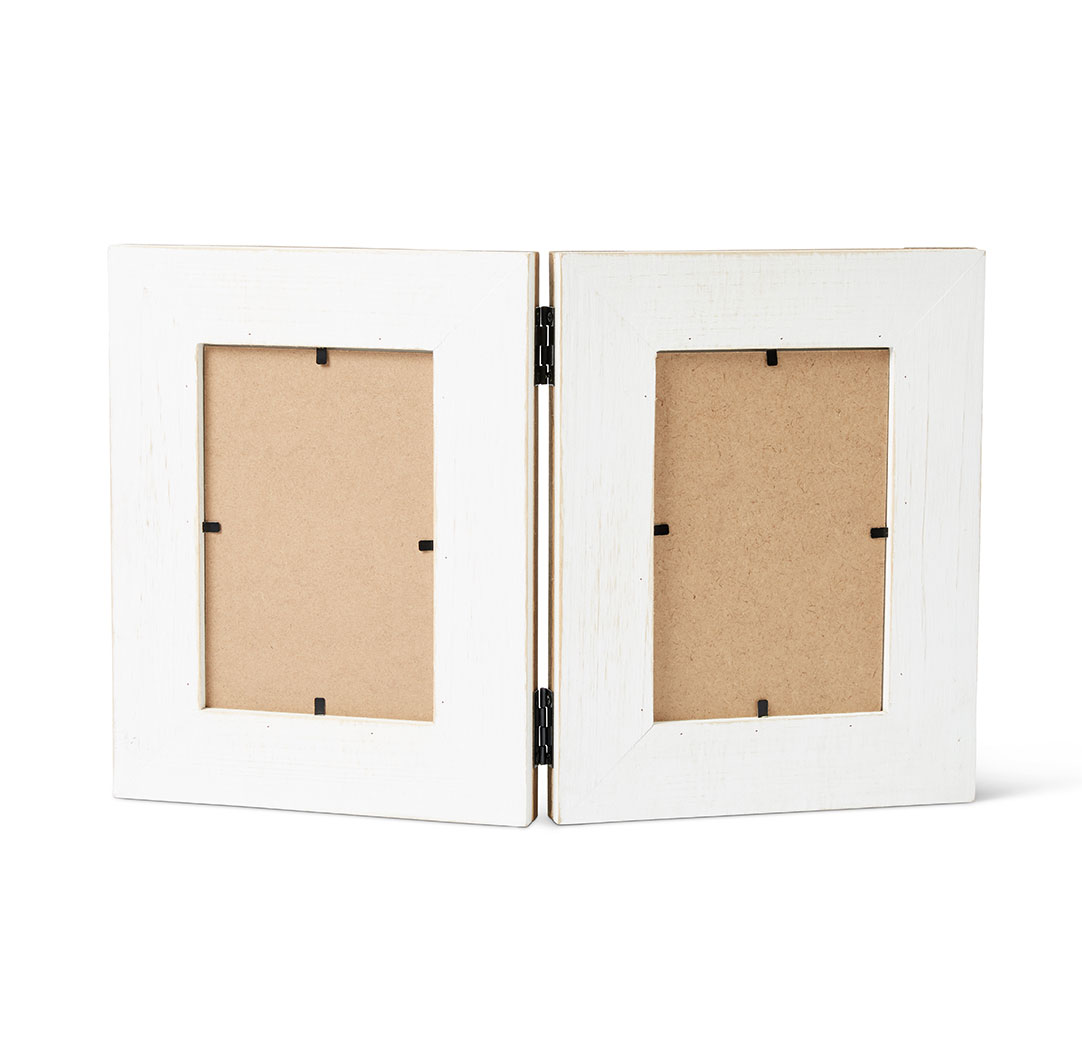 Cadre marron rustique 4 x 6 po (2)