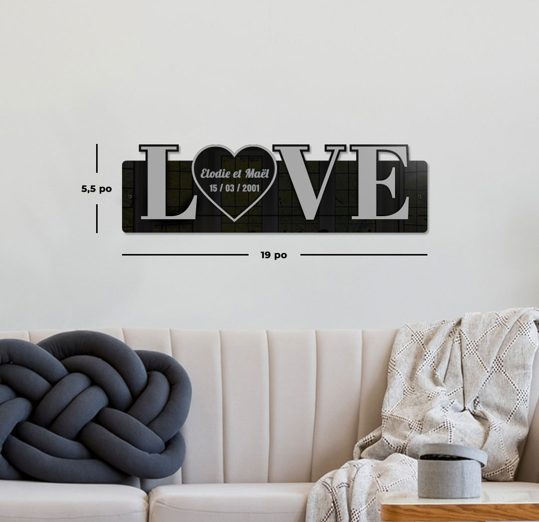 Panneau Love