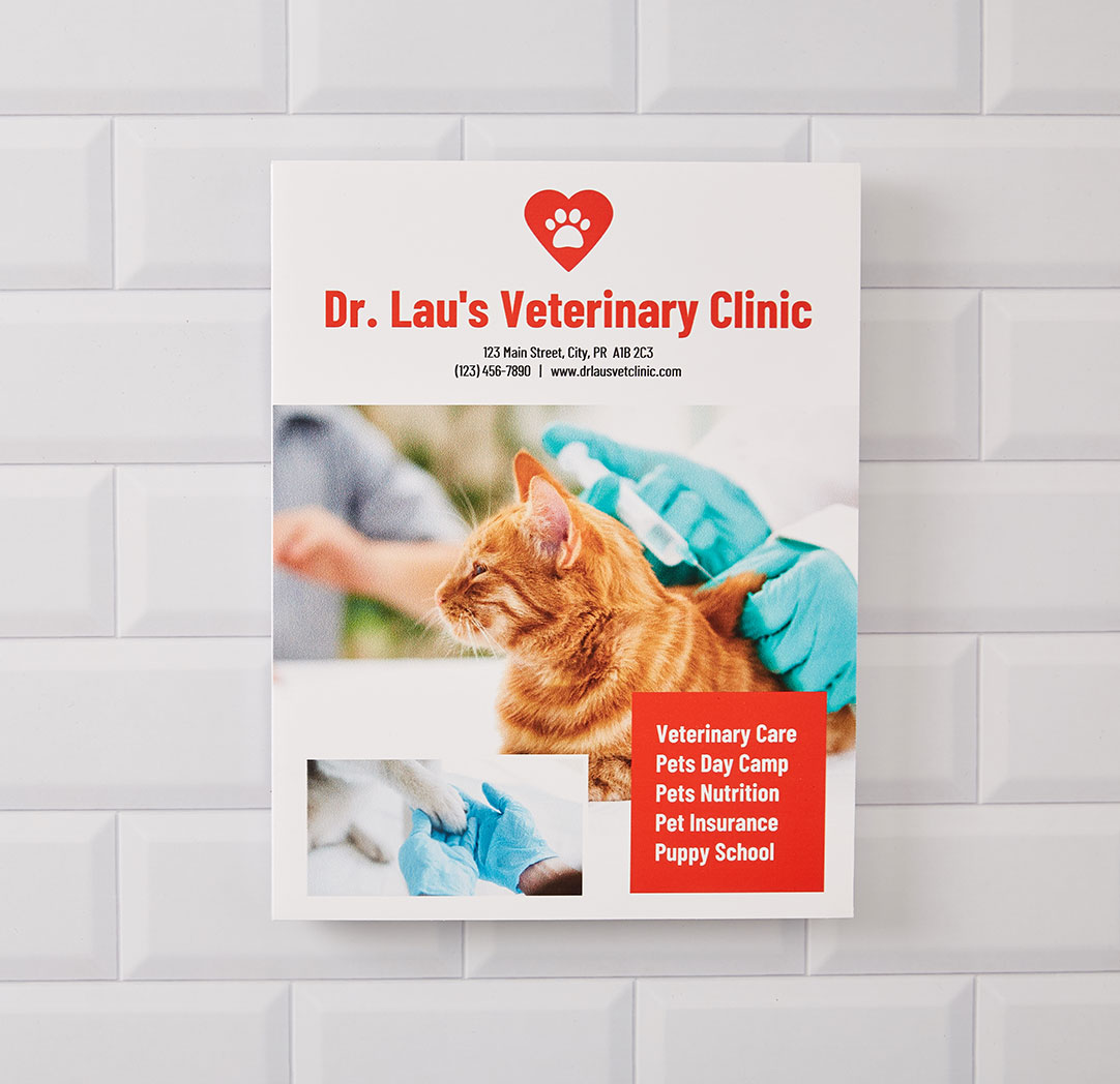 8.5x11" Foam Core Sign