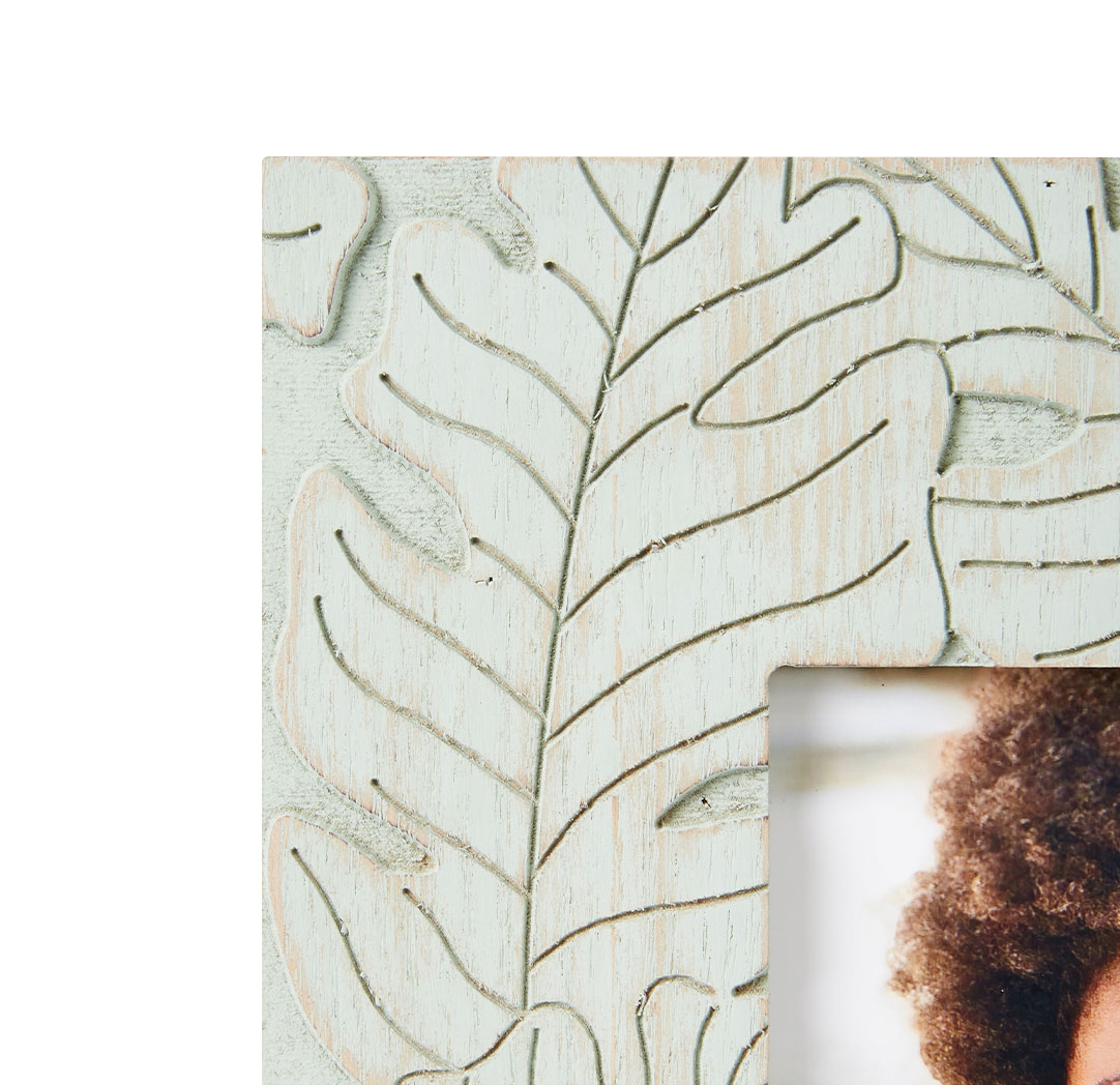 6x8 Carved Tropical Frame