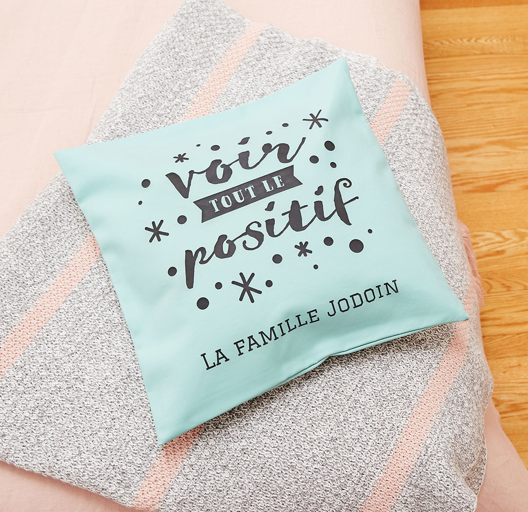 Housse de coussin de 15 x 15 po turquoise