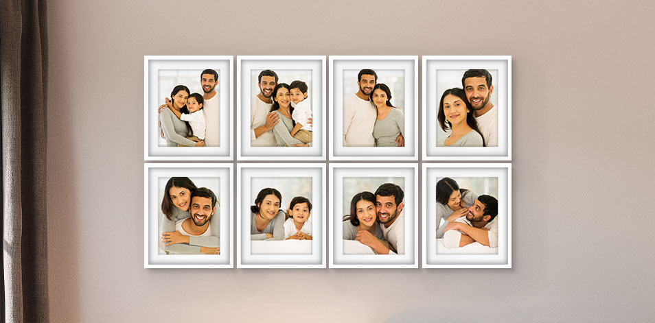 16x20 White - Set of 8