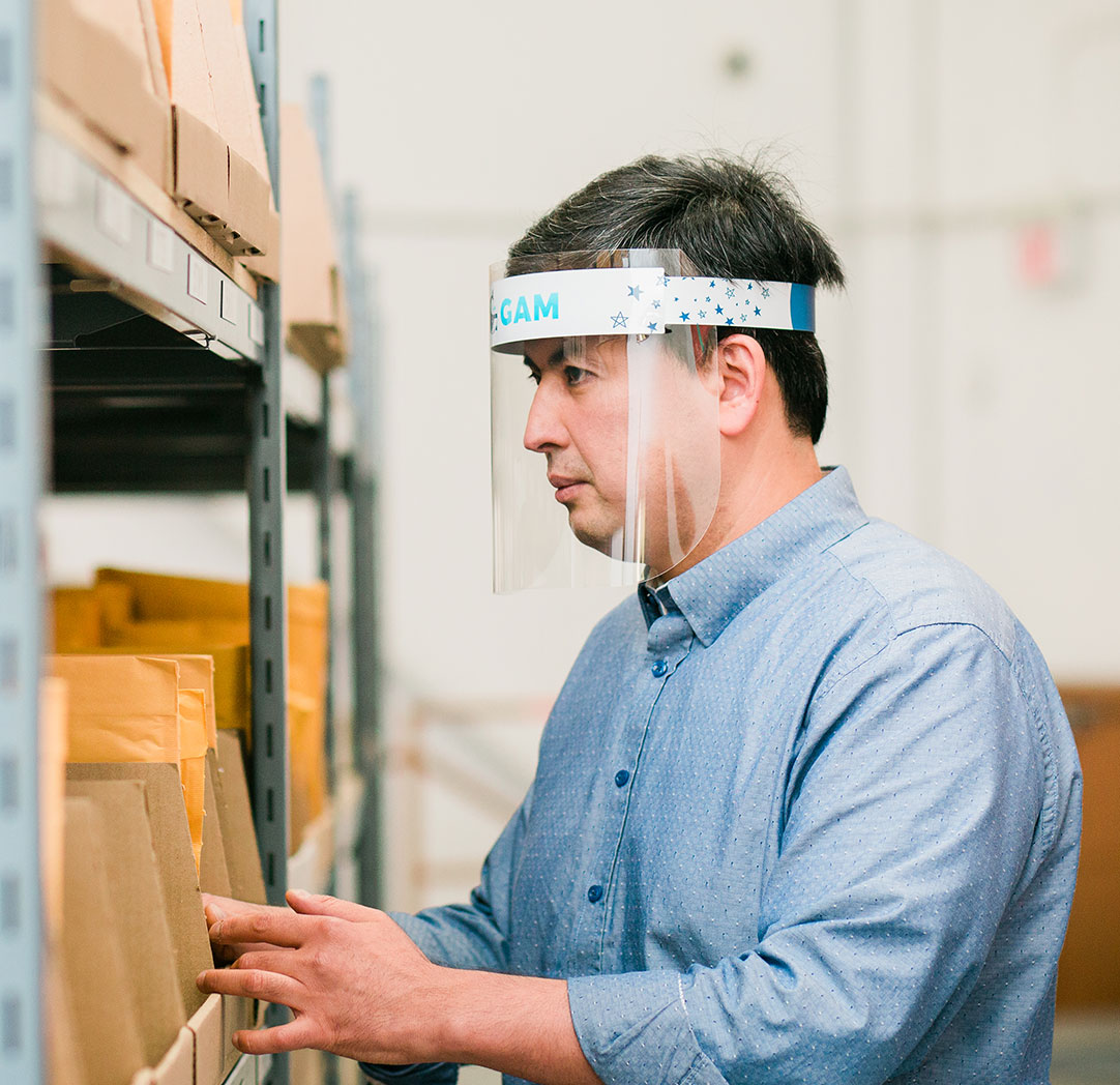 Visière de protection, grand format