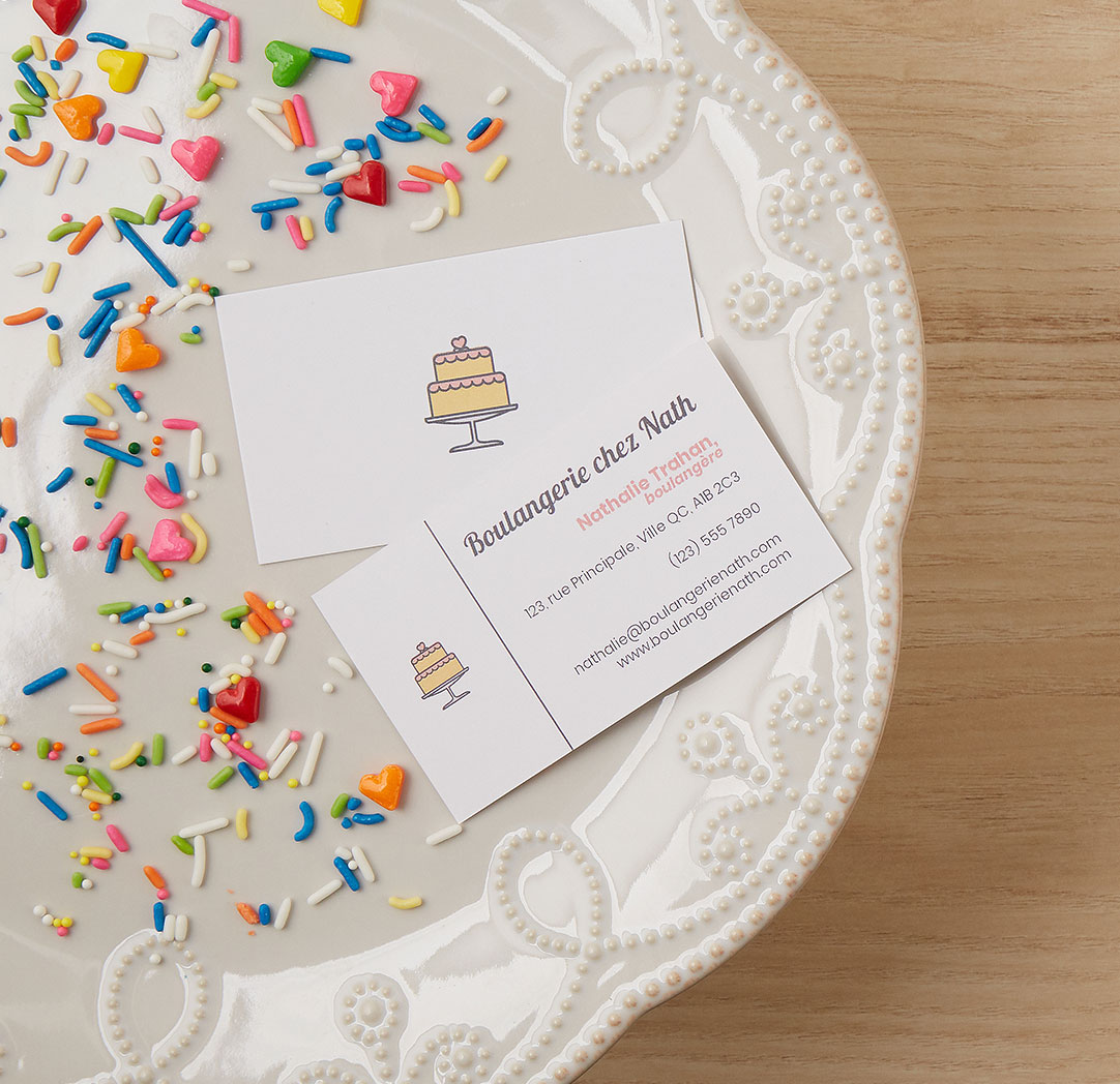 Cartes professionnelles 16 pt, impression recto-verso