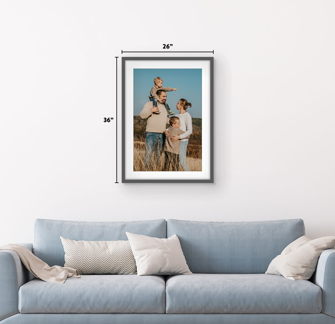 20x30 Grey Framed Spark Poster