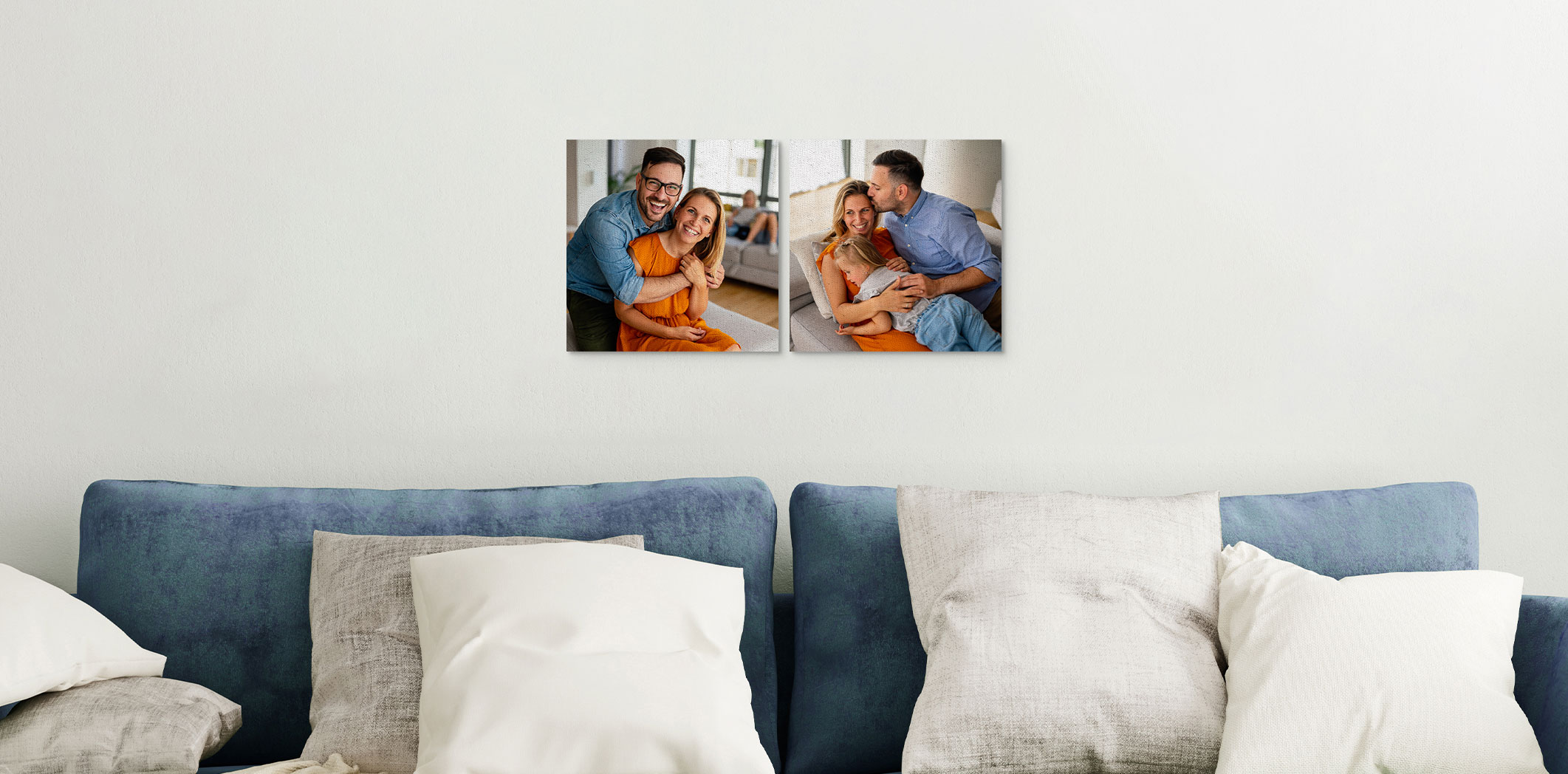 Photos sur toile économiques de 12 x 12 po  - Ensemble de 2