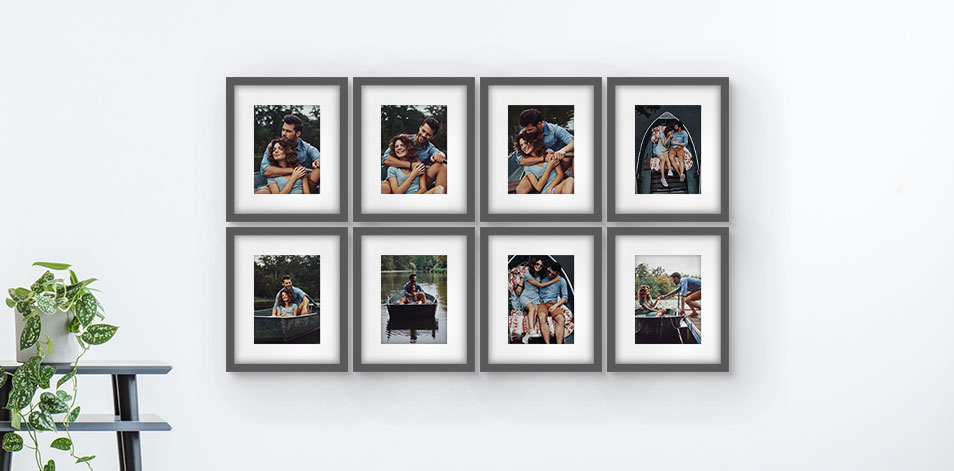 8x10 Grey - Set of 8