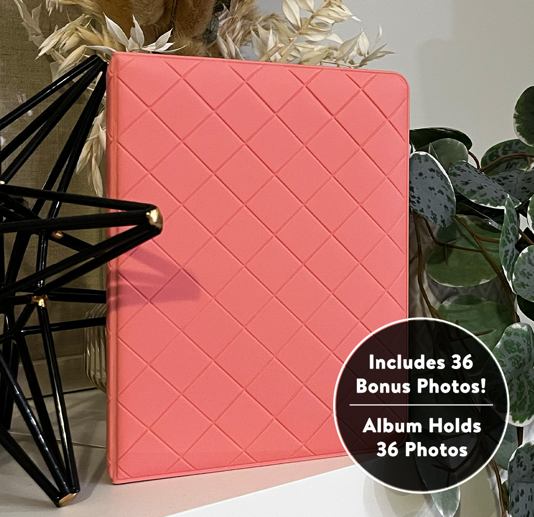 Photo Album - 4x6 Pink Diamond