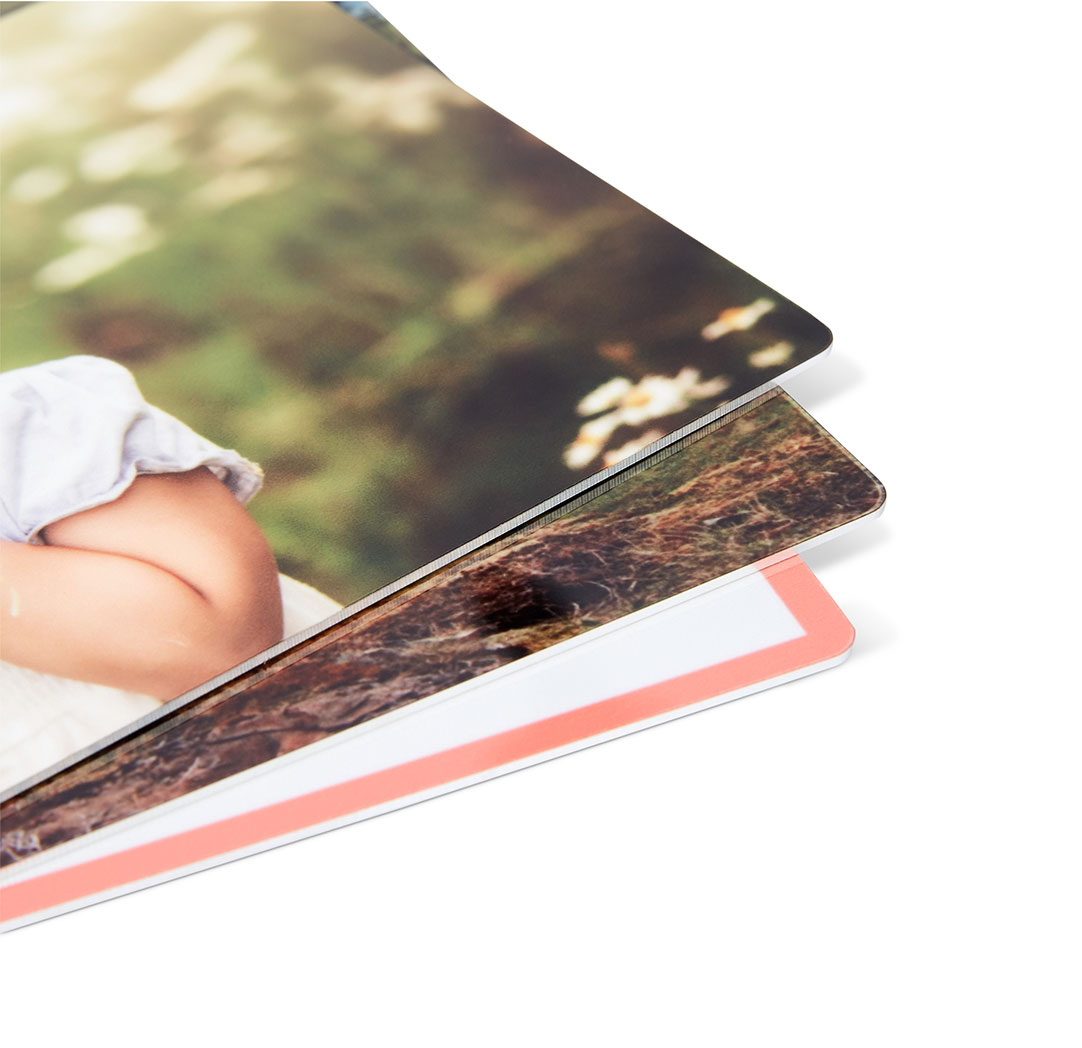 Photos sur plaque de métal de 8 x 10 po