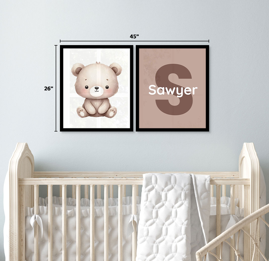 Set of 2 - Themed 16x20 Black Frames