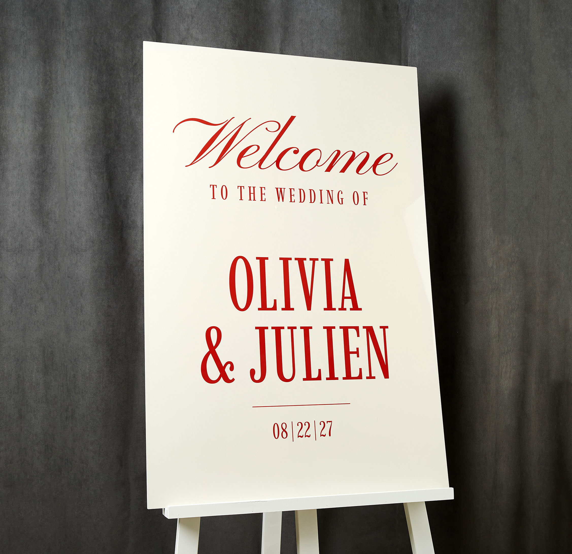 24x36 Metal Wedding Signs