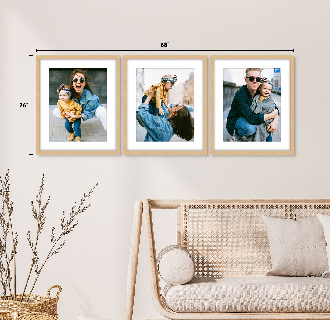 16x20 Wood - Set of 3