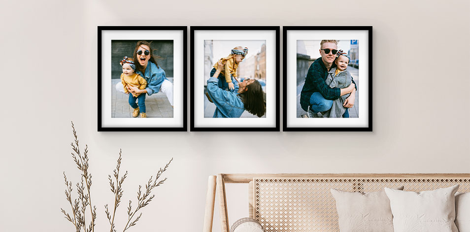 16x20 Black - Set of 3