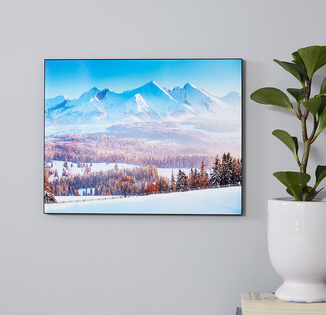 Photo sur plaque de bois de 11 x14 po