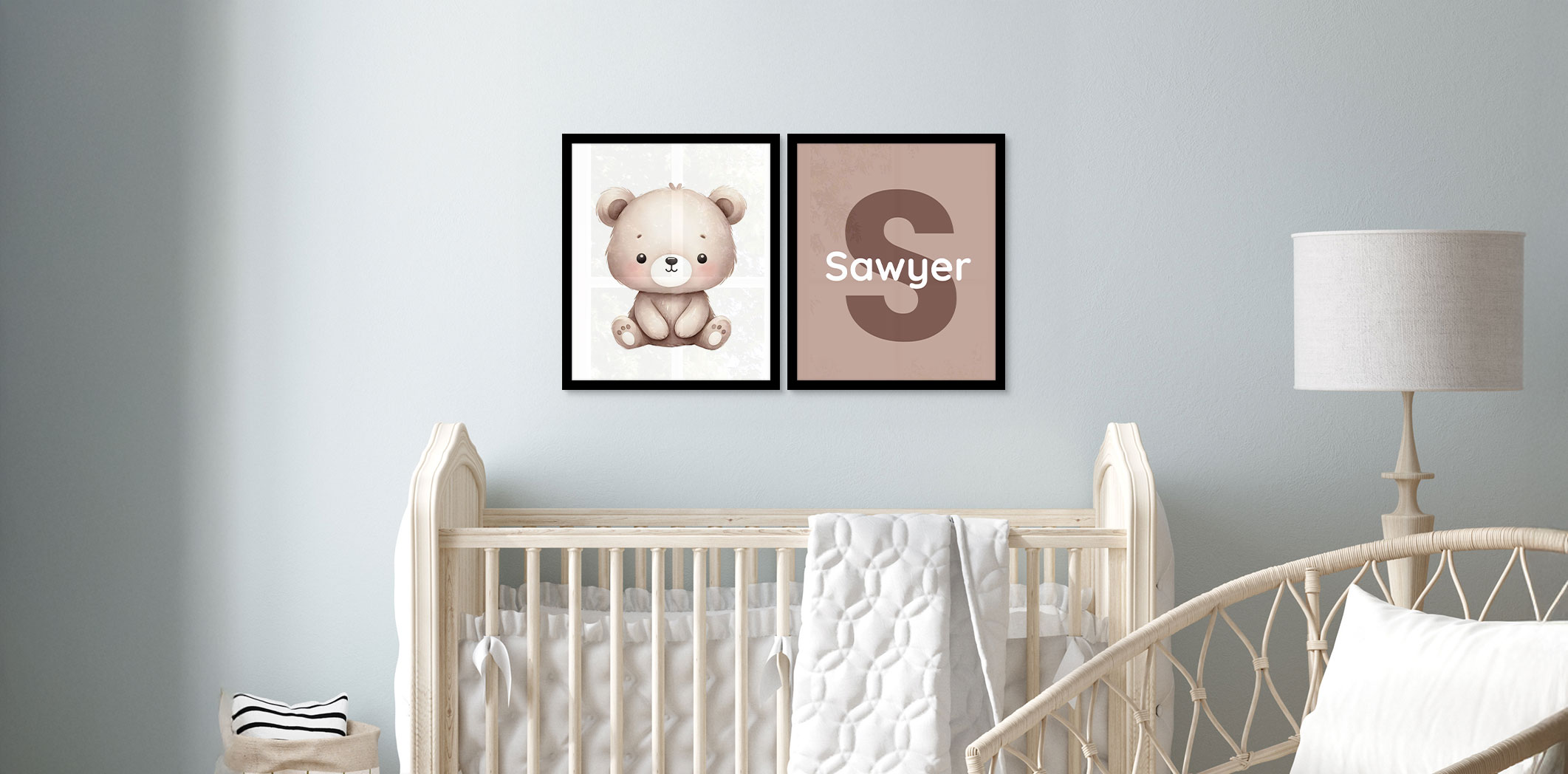 Set of 2 - Themed 16x20 Black Frames