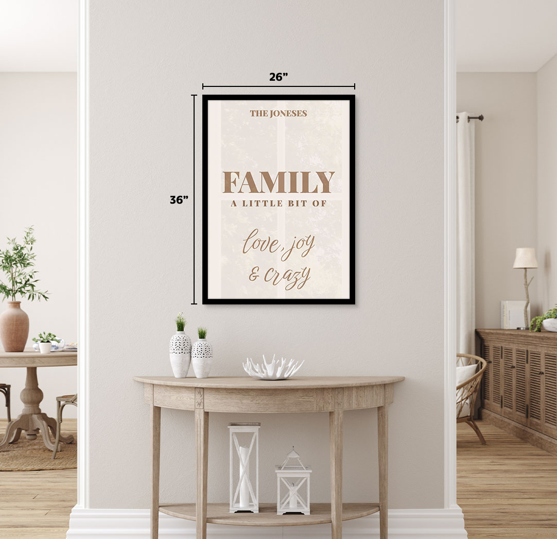 20x30 Black Framed Themed Spark Poster
