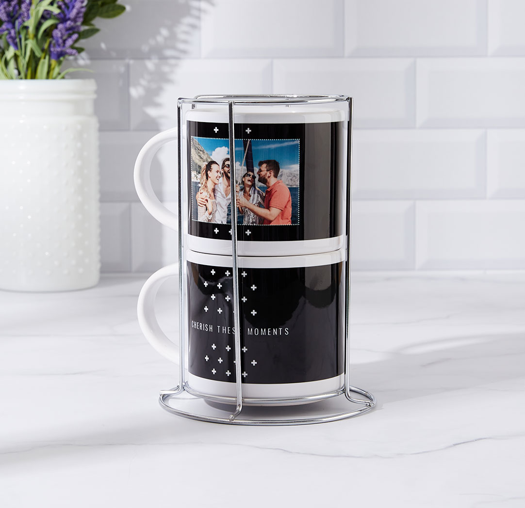 14oz. Stackable Mugs - Set of 2