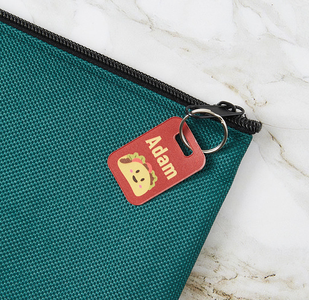 1x1.5" Small Personalized Bag Tags (Set of 2)