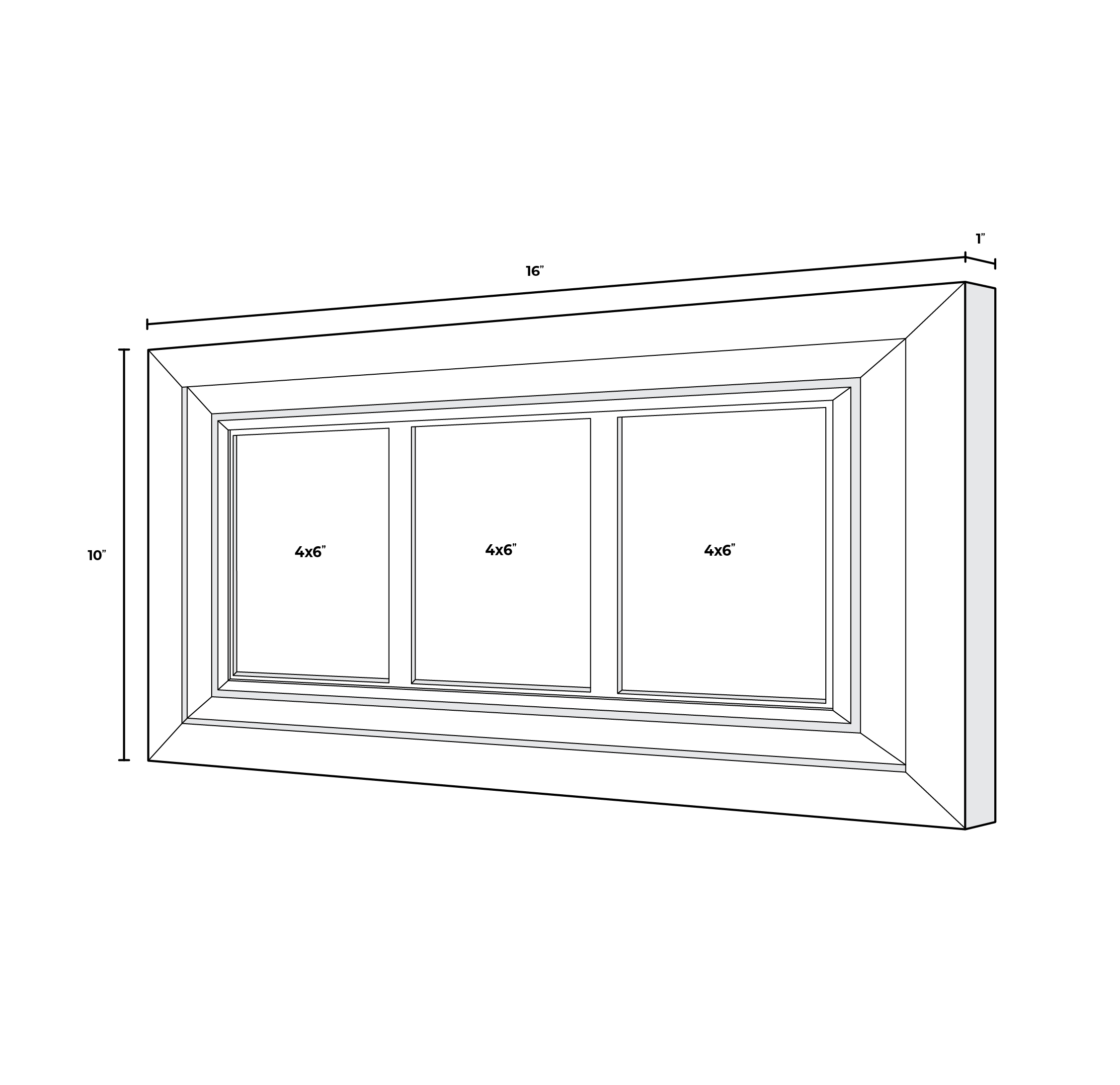 4x6 Wood Collage Frame (3)