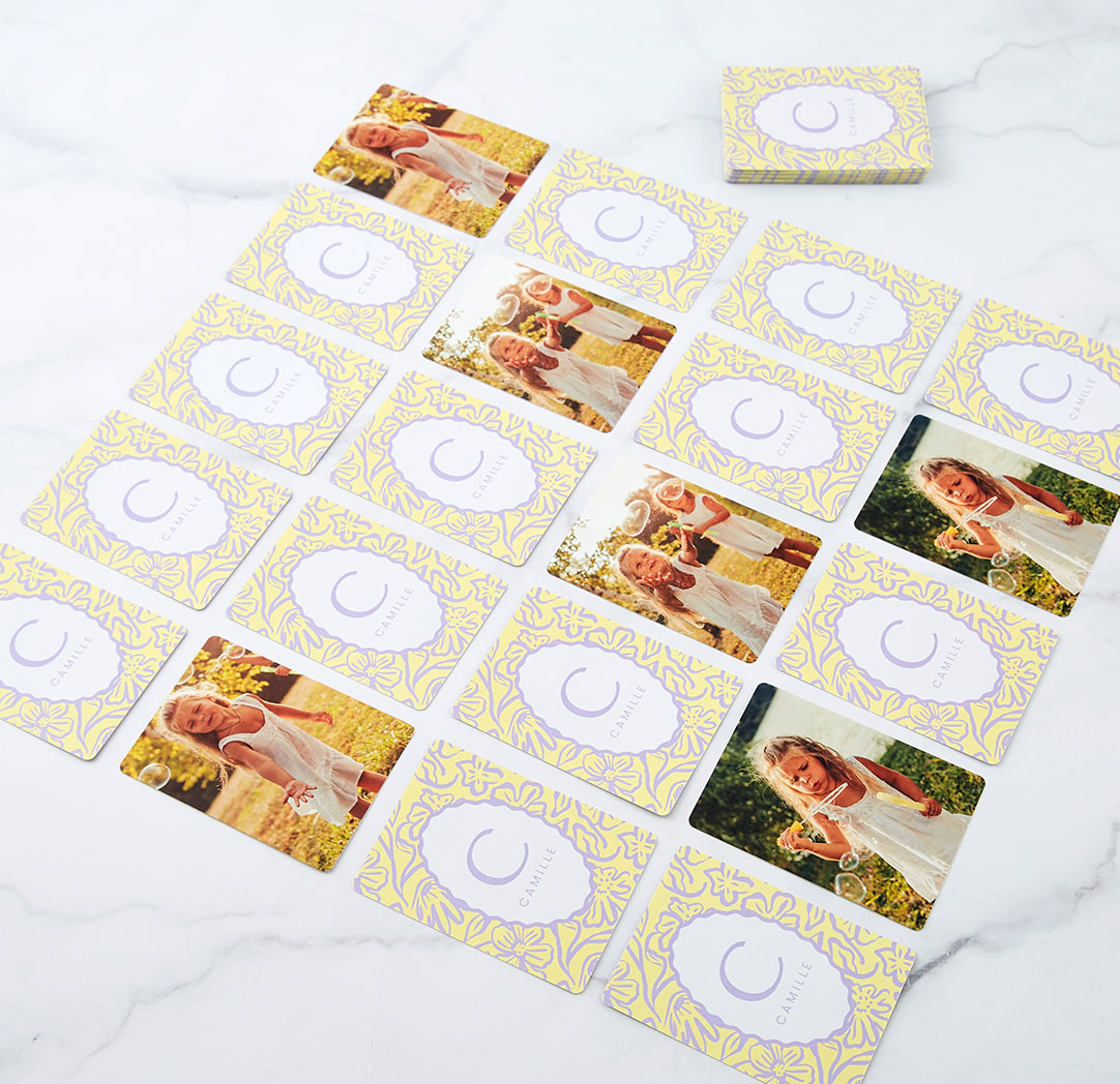 Jeu de mémoire (ensemble de 24 cartes - 12 paires)
