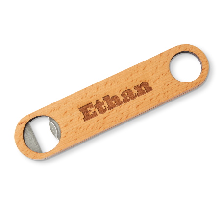 Personalized Wood Bottle Opener