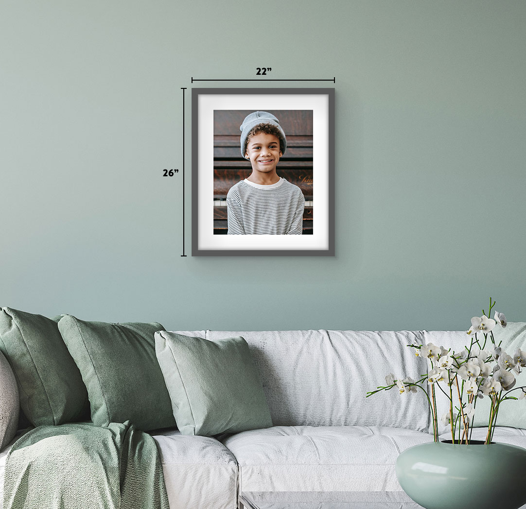 16x20 Grey Framed Spark Poster