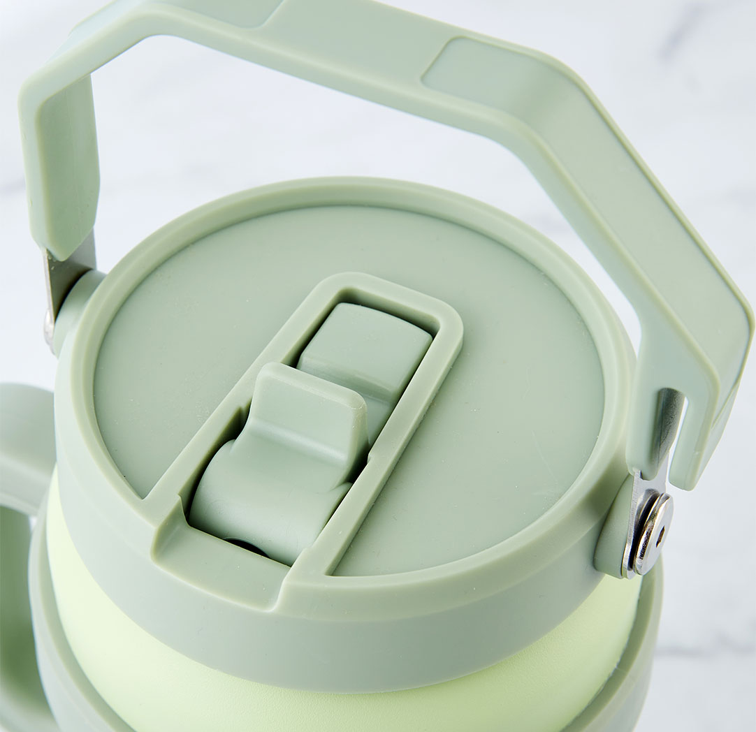 Bouteille personnalisée verte de 64 oz