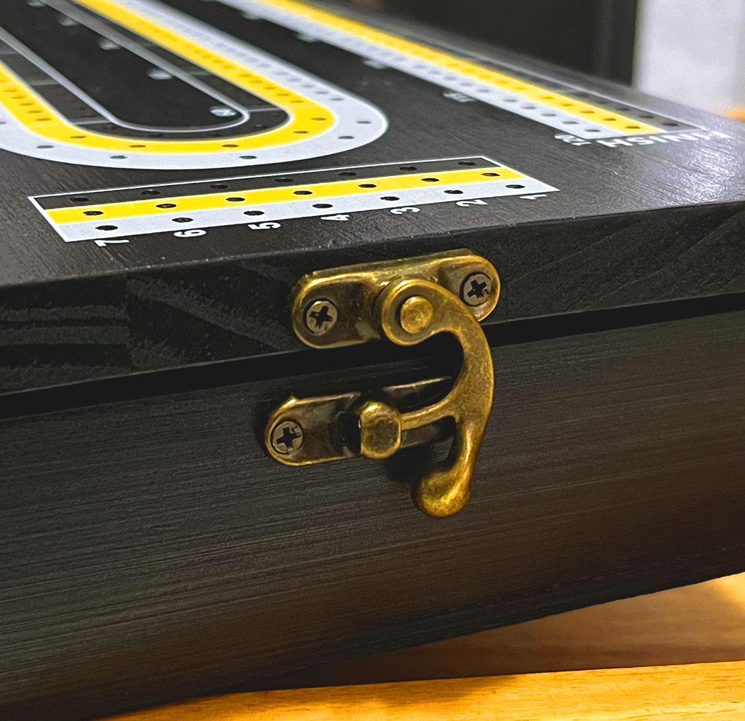 Jeu de cribbage personnalisé de 7,25 x 13 po